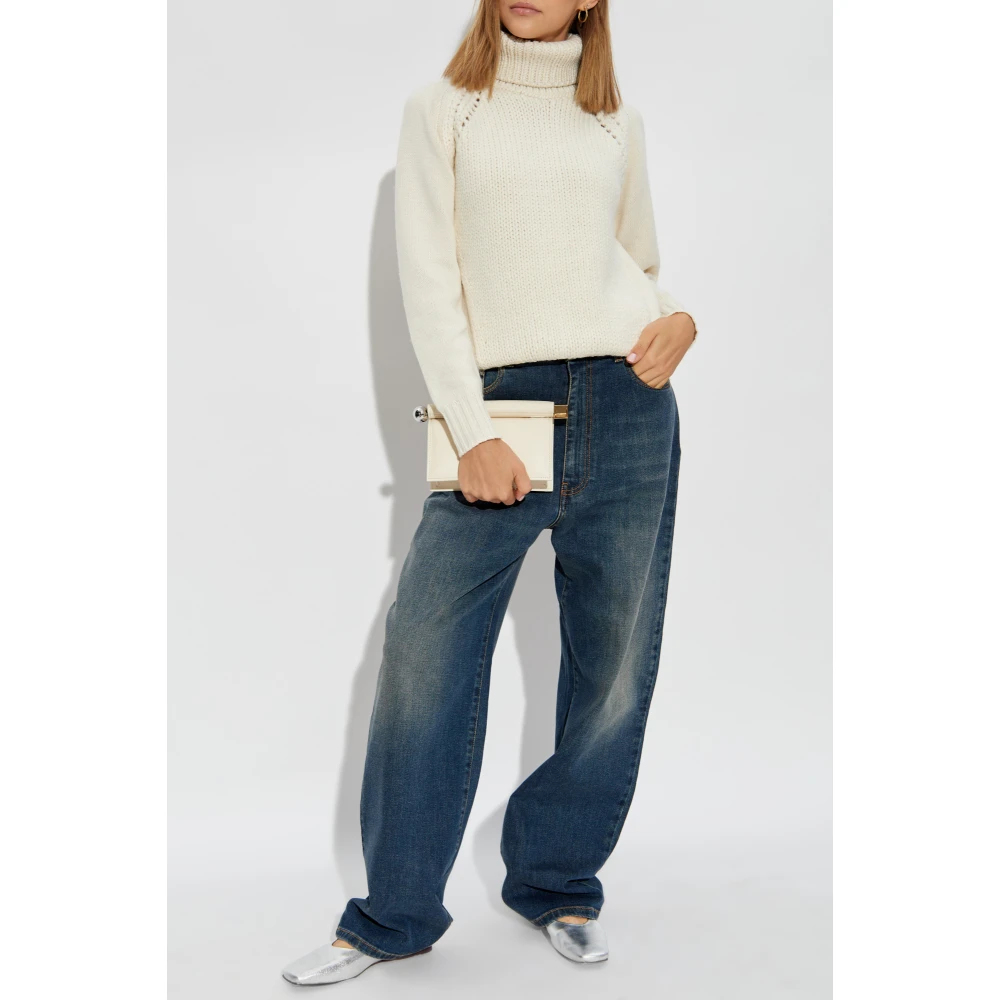 Fabiana Filippi Straight leg jeans Blue Dames