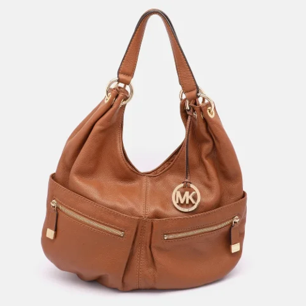 Michael Kors Pre-owned Leather handbags Brown Dames
