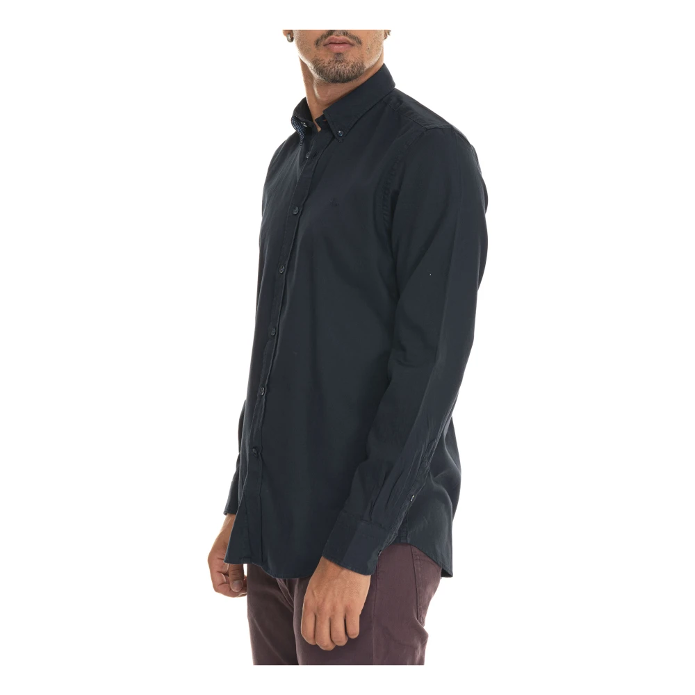 Harmont & Blaine Button-Down Casual Shirt met Logo Blue Heren