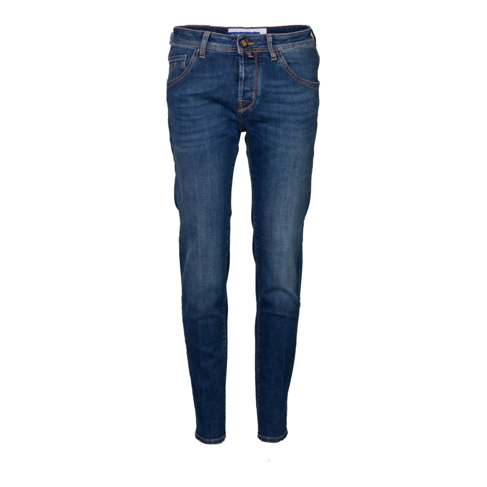 Jacob Cohën Scott Carrot Slim Jeans Blue Heren