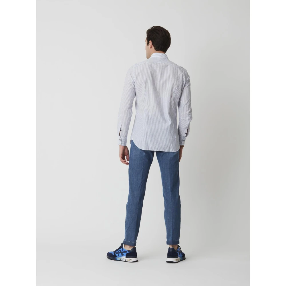 Mazzarelli Casual Shirts Multicolor Heren