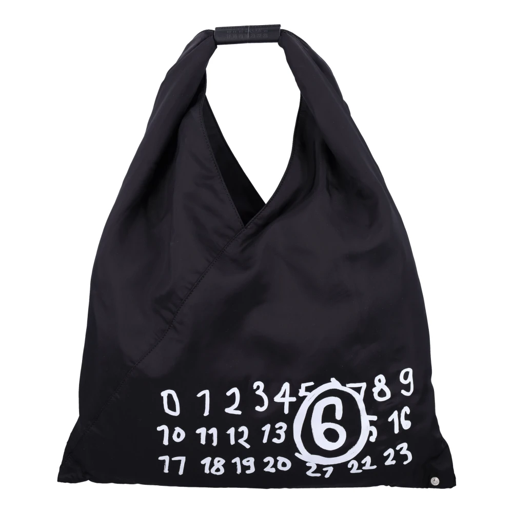 MM6 Maison Margiela Klassieke Japanse Handtas Zwart Black Dames