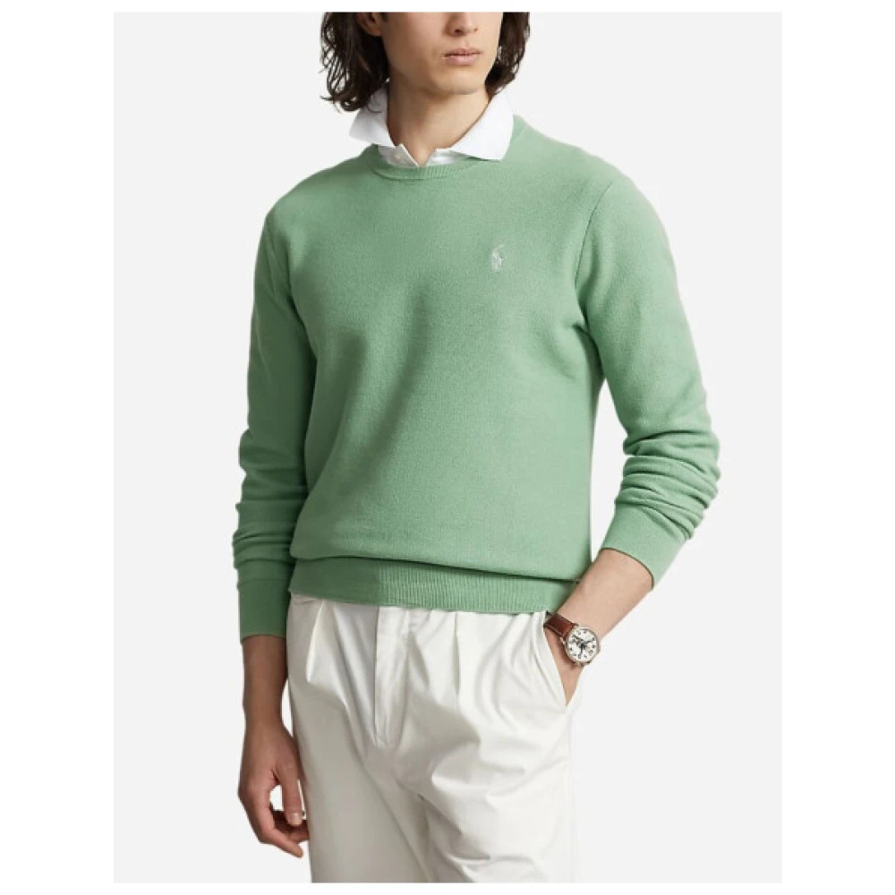 Polo Ralph Lauren Honingraat Katoenen Trui Green Heren