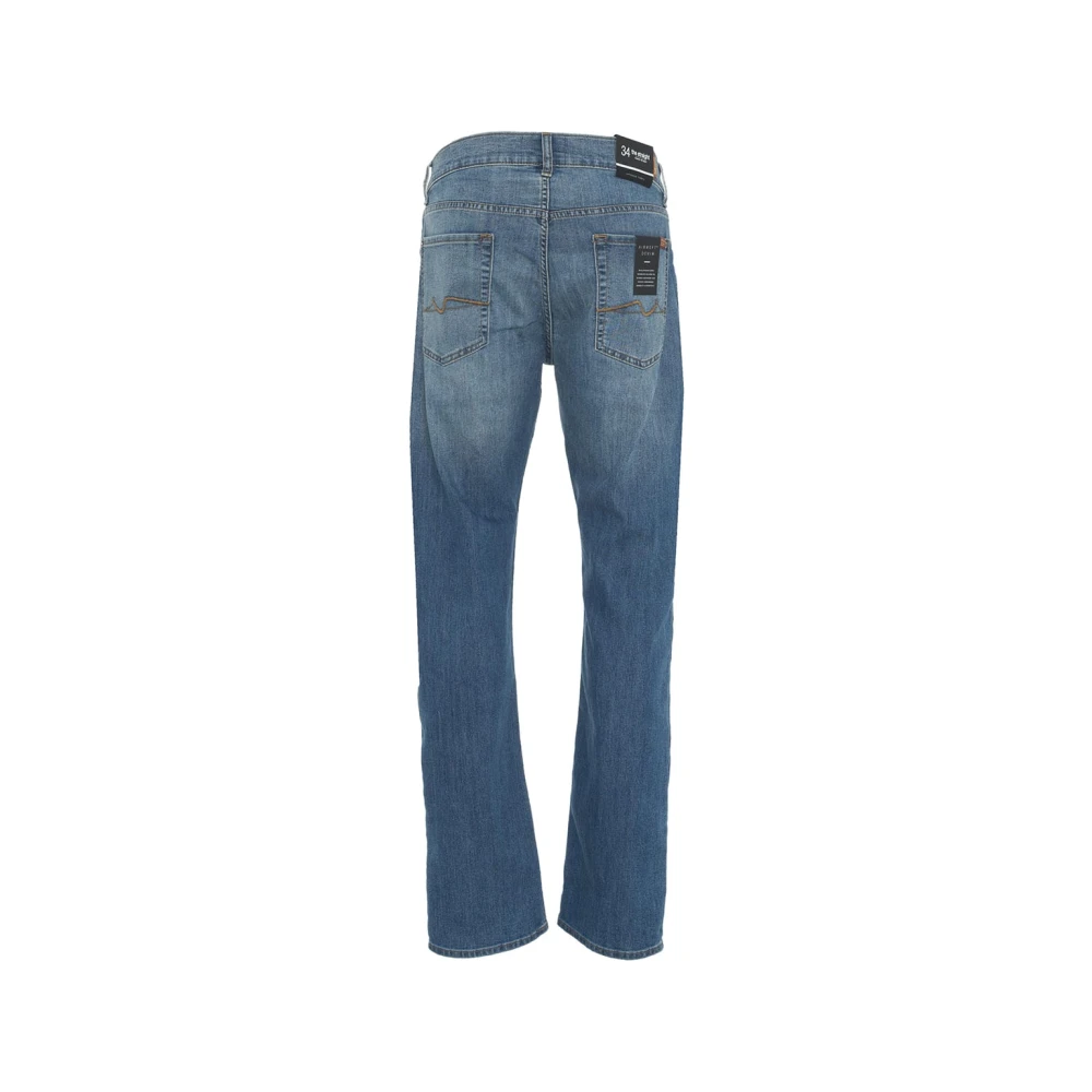 7 For All Mankind Slim Fit Jeans Blue Heren