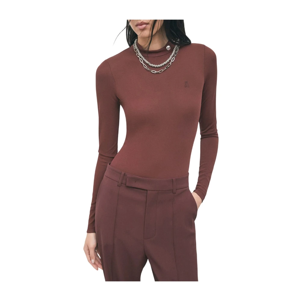 Patrizia Pepe Donna Marrone Top, S, New,