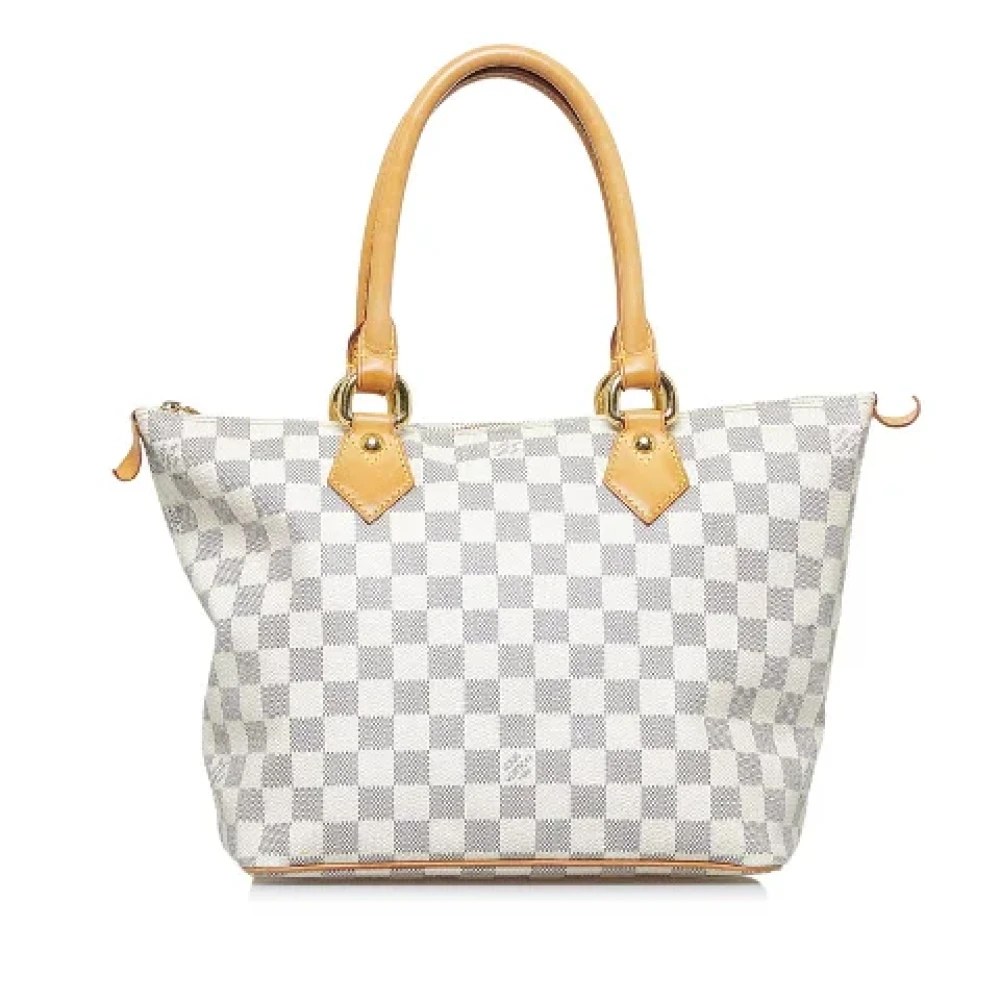 Louis Vuitton Vintage Pre-owned Canvas louis-vuitton-bags White Dames