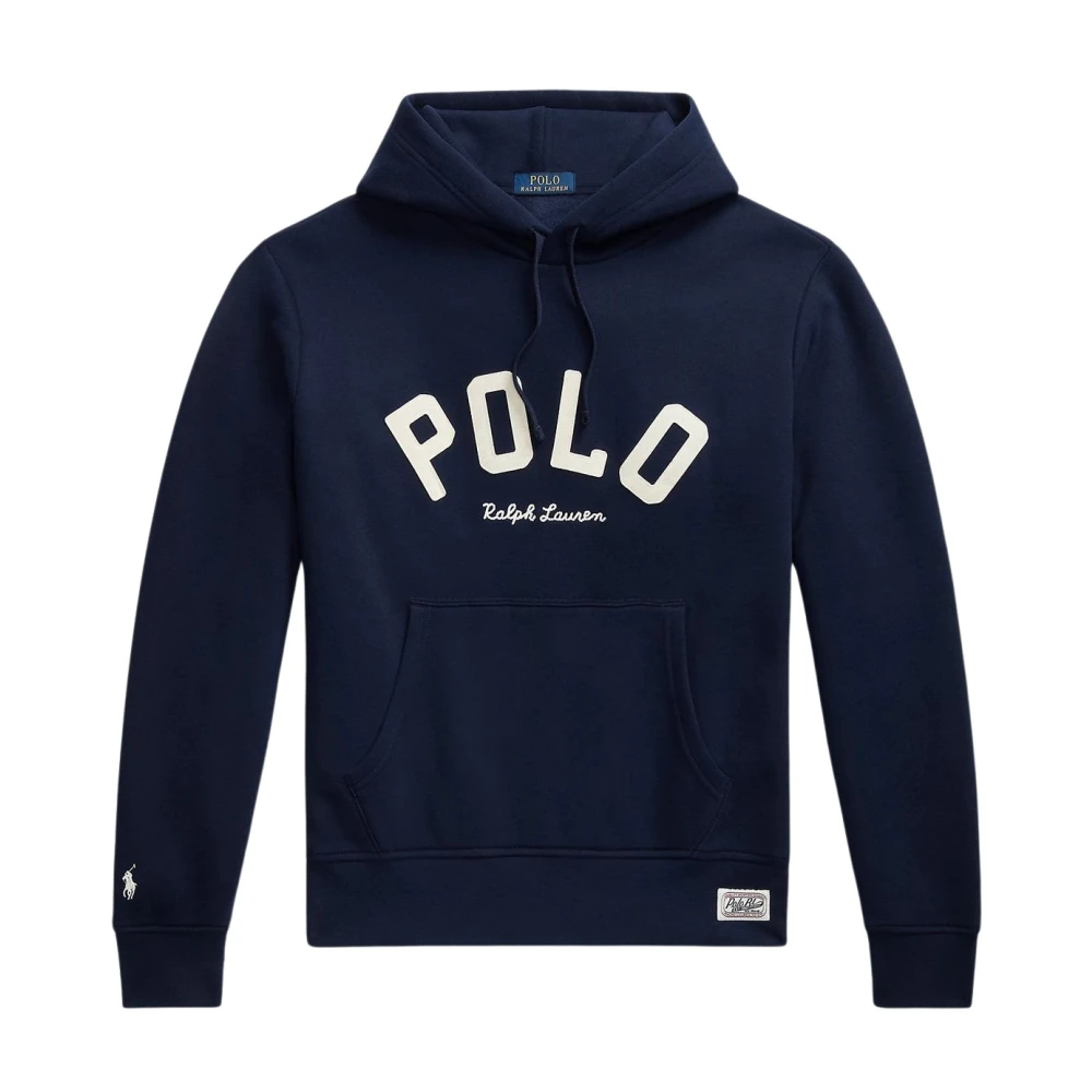 Polo Ralph Lauren Fleece Logo Hoodie Blue Heren