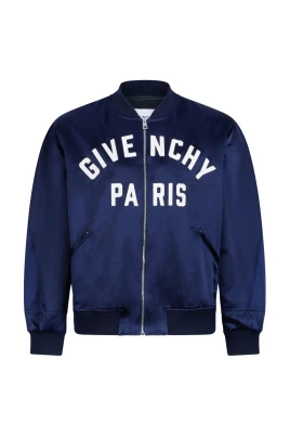 Paris Zipped Blouson i satin