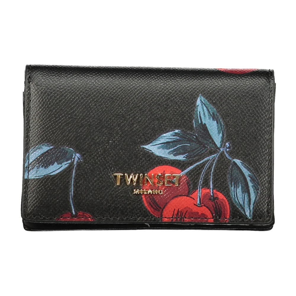 Twinset Black Wallets & Cardholders, Female, One Size, Cherrie Wallet