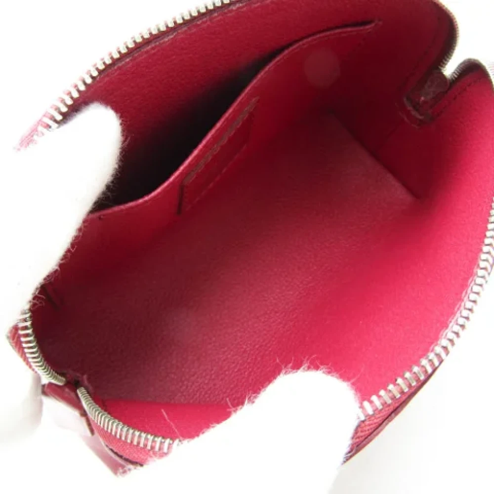Louis Vuitton Vintage Pre-owned Leather pouches Red Dames