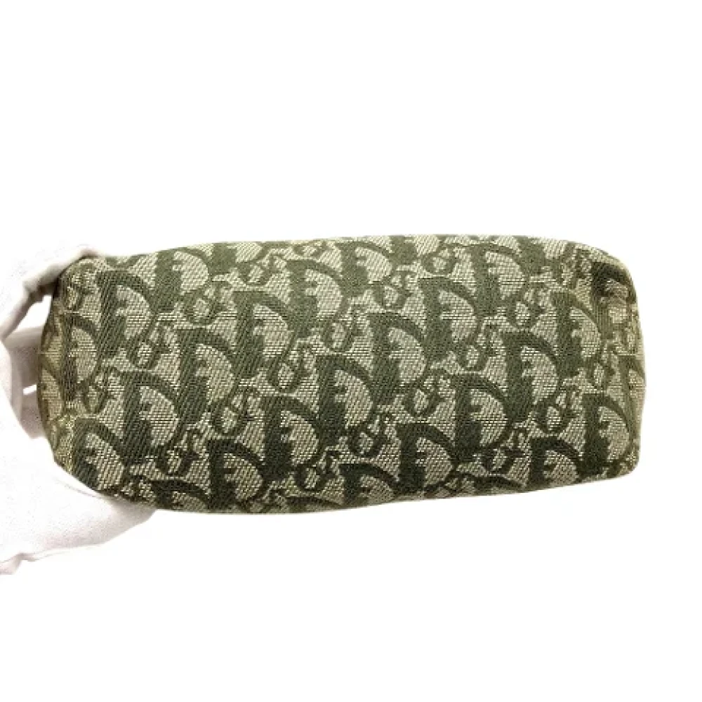 Dior Vintage Pre-owned Canvas wallets Green Dames