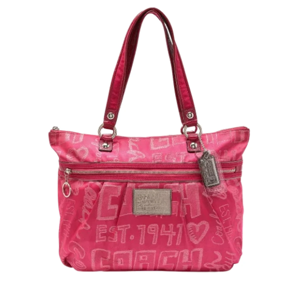 Coach Pre-owned Canvas totes Pink Dames