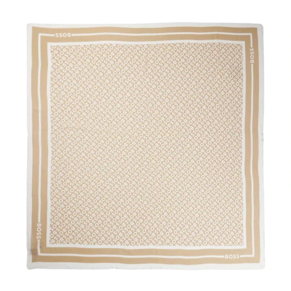Hugo Boss Elegante Sjaal voor Vrouwen Beige Dames