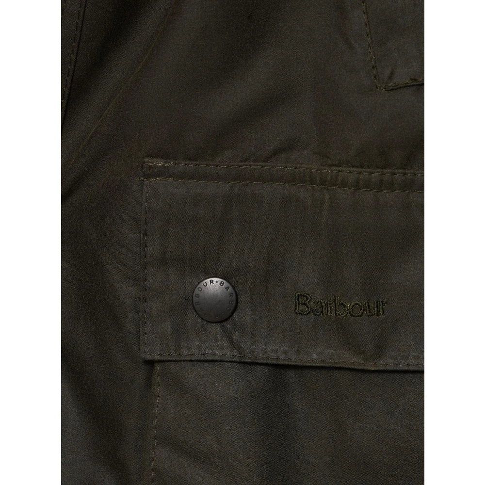 Barbour Katoenen Jas voor Stijlvolle Outfits Green Heren
