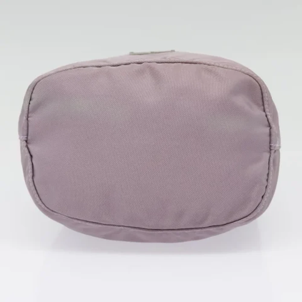 Prada Vintage Pre-owned Nylon pouches Purple Dames