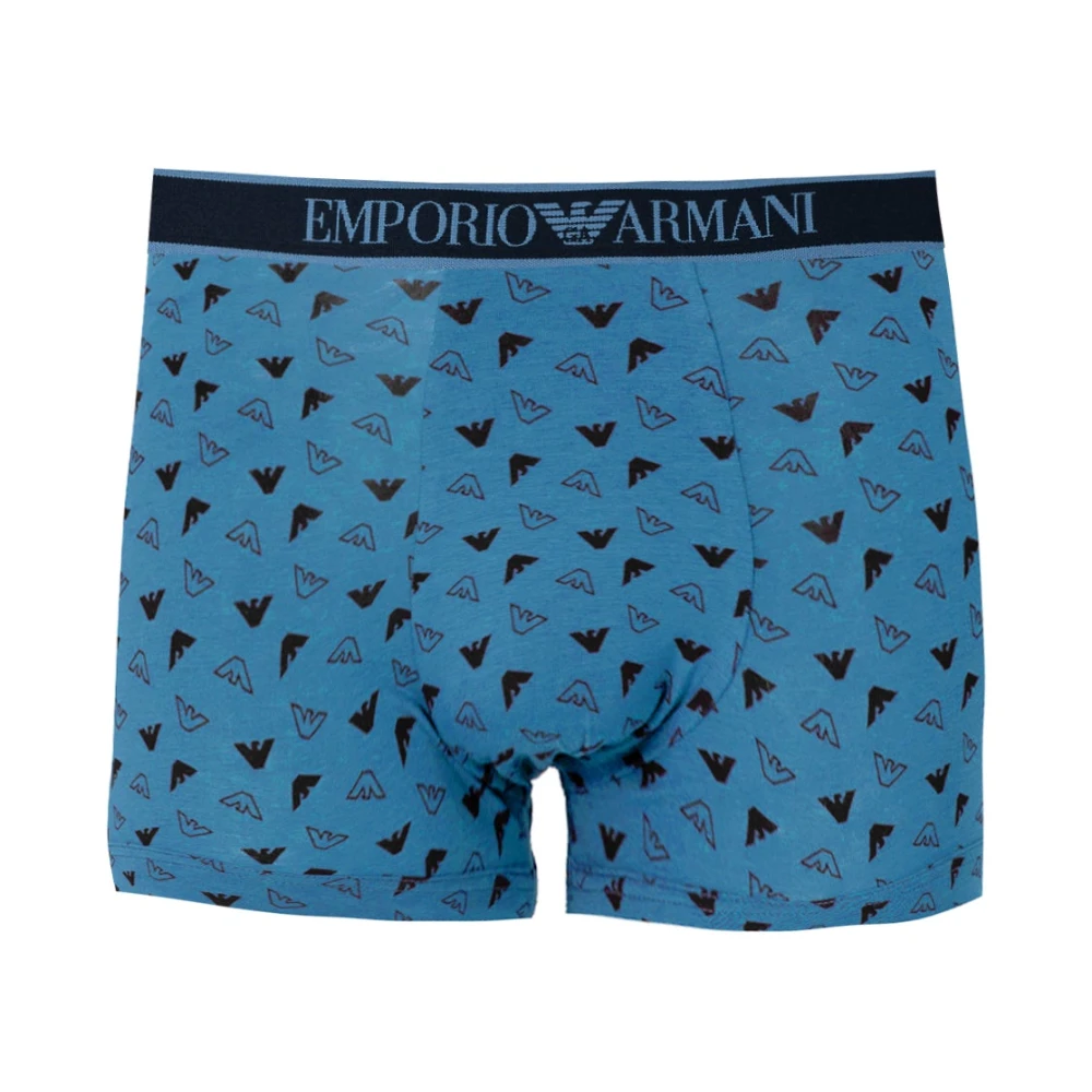 Emporio Armani 3-Pack Boxers Stijlvol Set Blue Heren
