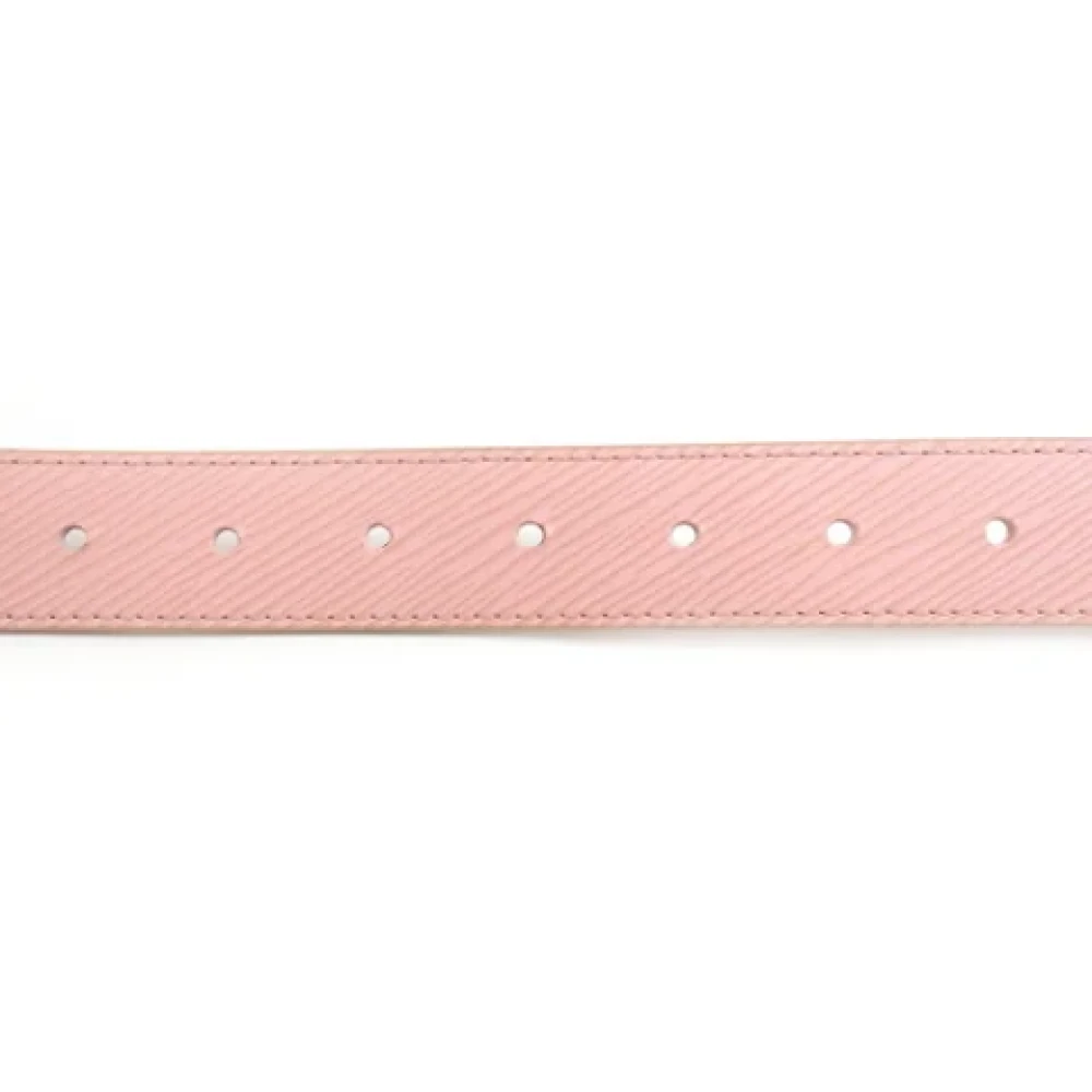 Louis Vuitton Vintage Pre-owned Leather belts Pink Dames