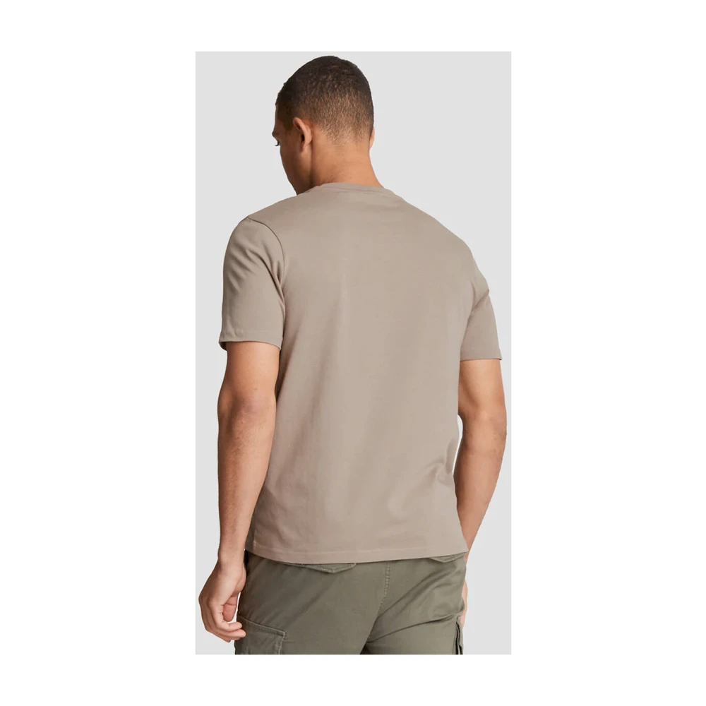Lyle & Scott Korte Mouw T-shirt Ts400Vog Beige Heren