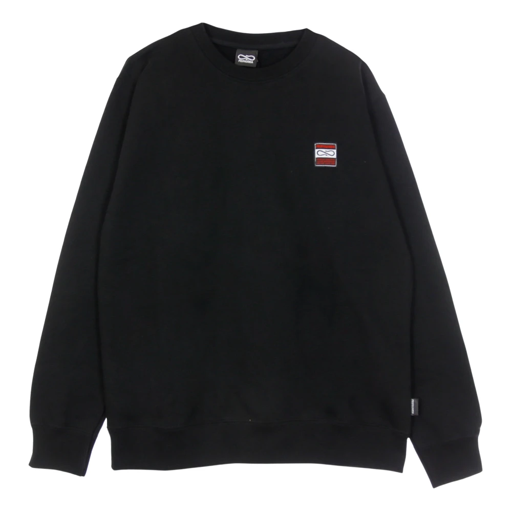 Propaganda Zwarte Lichtgewicht Crewneck Sweatshirt Black Heren