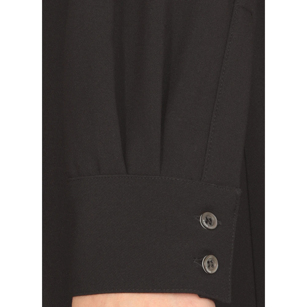pinko Zwarte jurk met hoge hals Black Dames