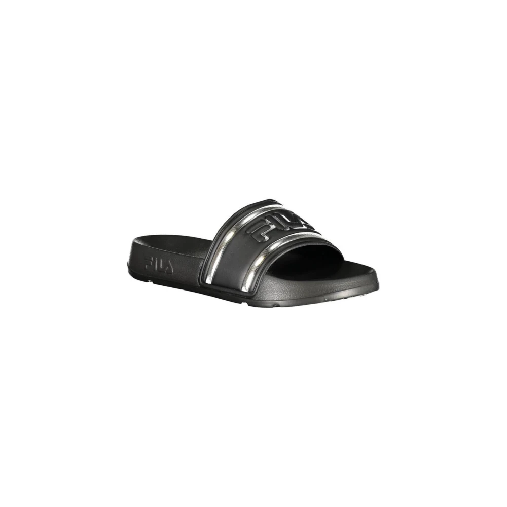 Fila Black Polyurethane Women's Slipper - EU39/US9 - Image 3