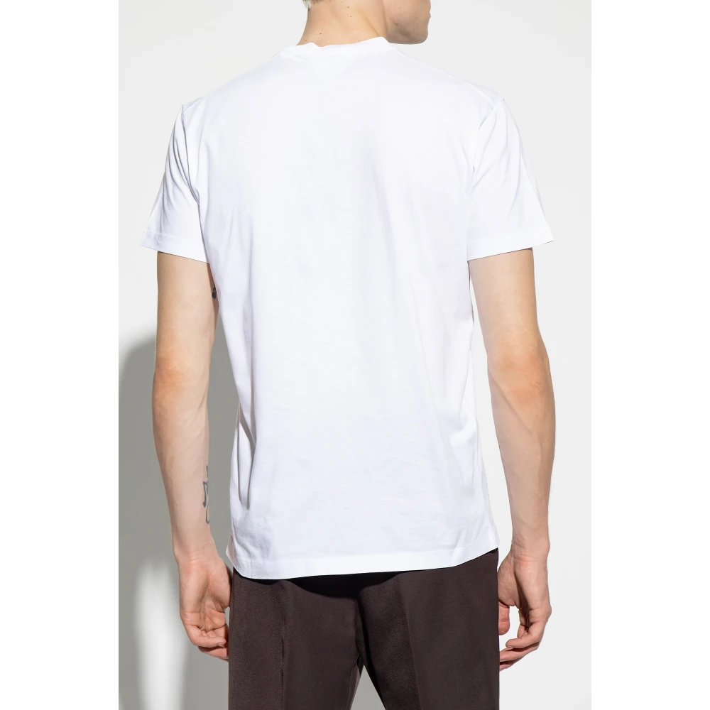 Dsquared2 T-shirt met logo White Heren
