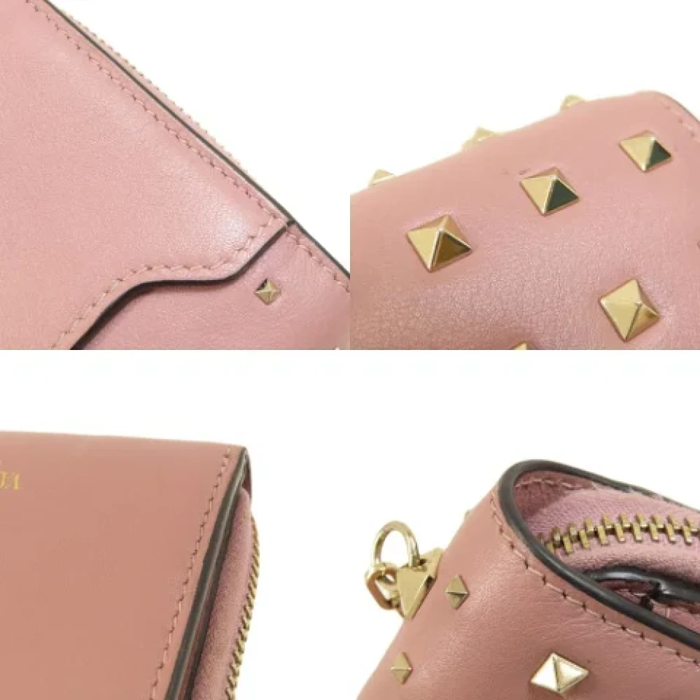 Valentino Vintage Pre-owned Leather wallets Pink Dames