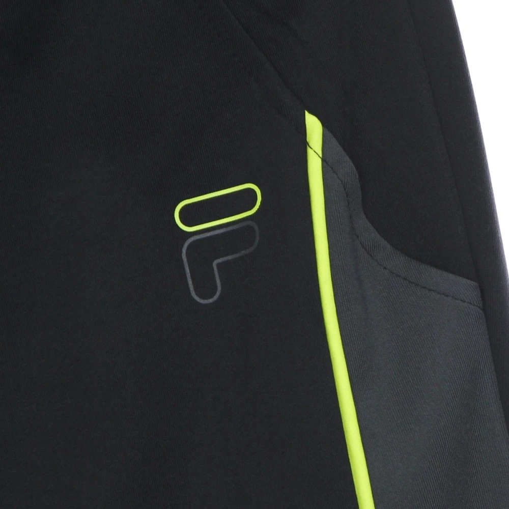 Fila Zwart asfaltgrijs Trainingsbroek Stijlvol Comfort Black Heren