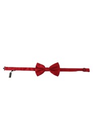 Czerwony Jedwabny Motyl - Model Tied
