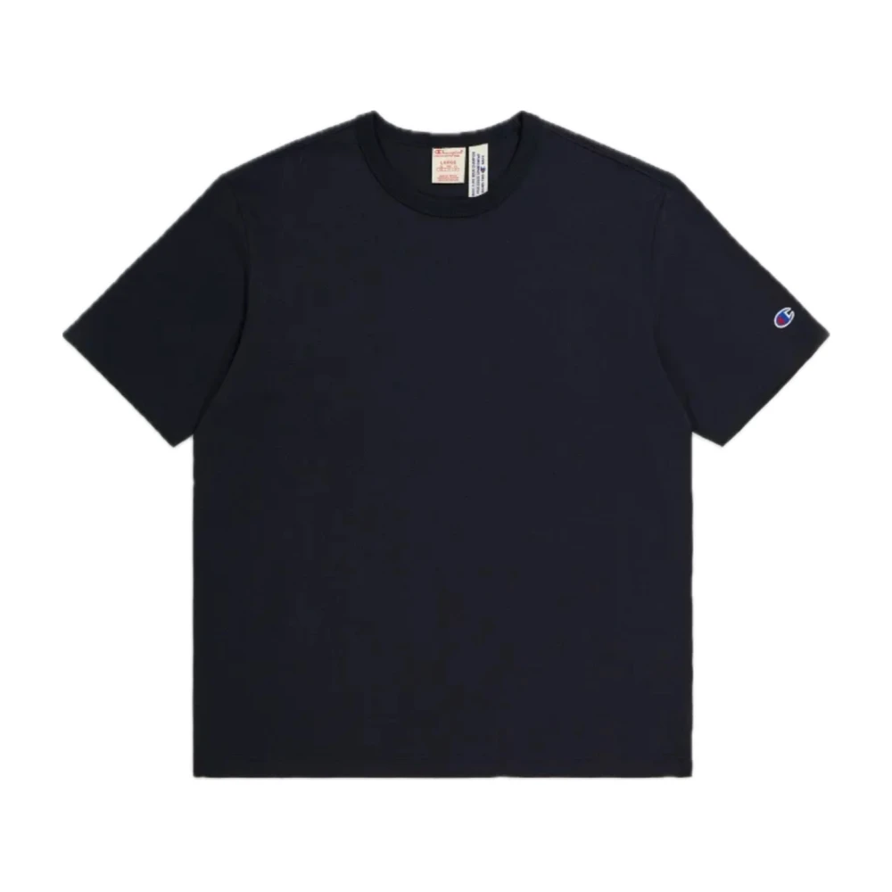 Champion Premium Reverse Weave Crewneck T-Shirt Black, Herr