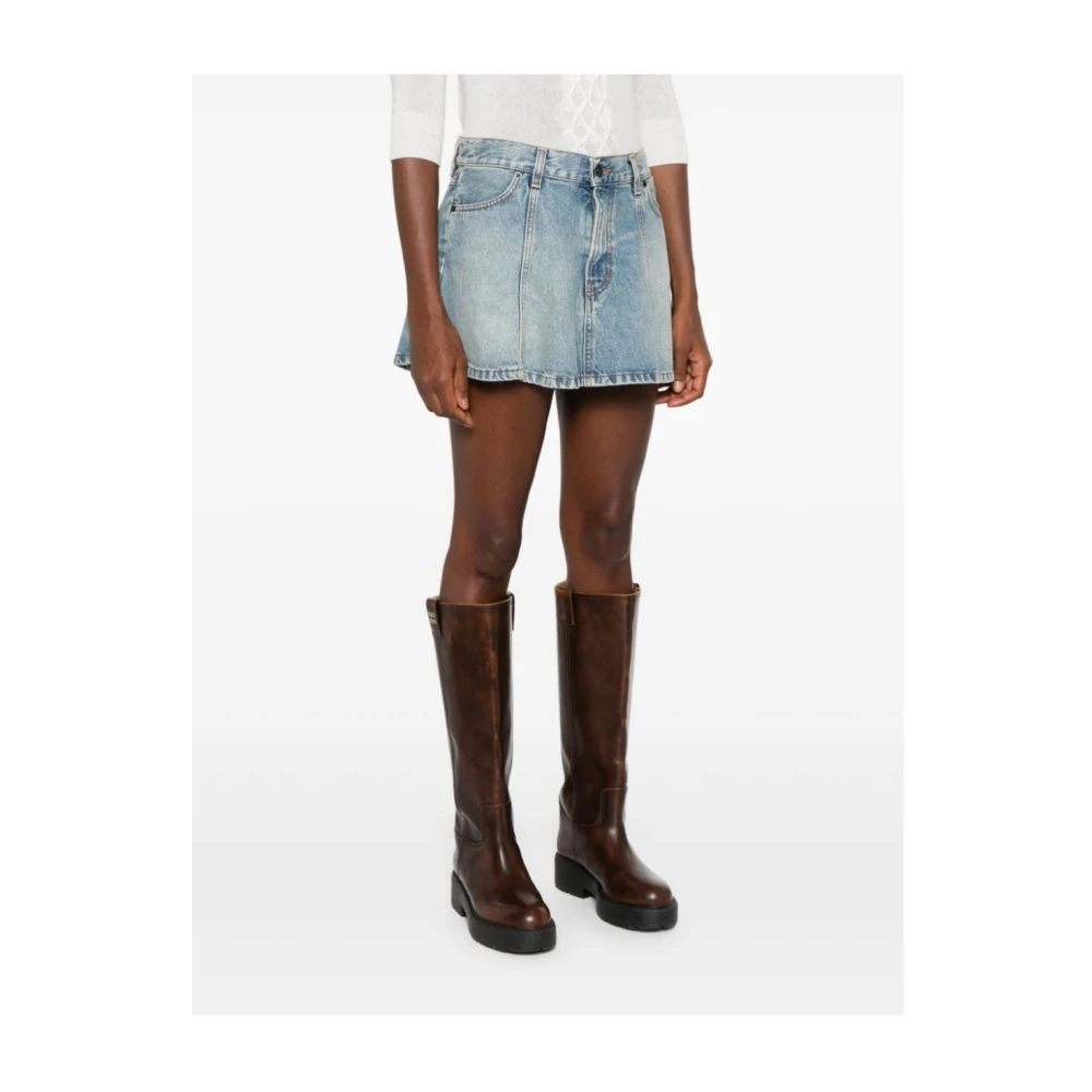 Haikure Blauwe Denim Shorts voor Vrouwen Blue Dames