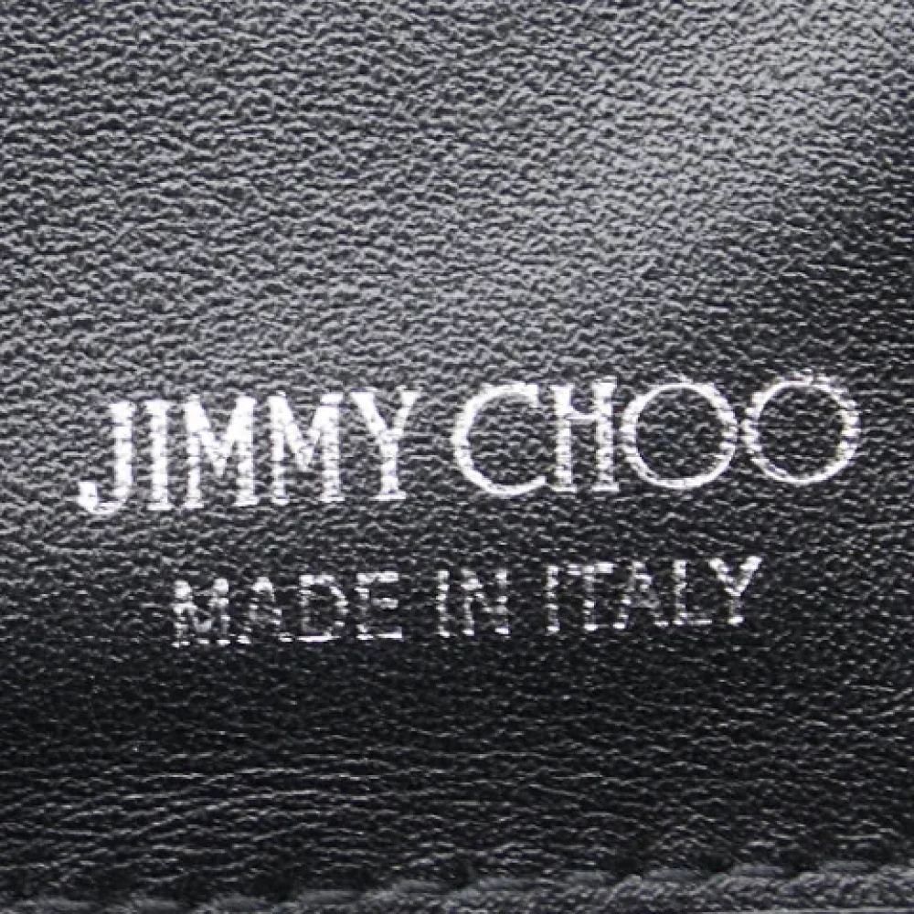 Jimmy Choo Pre-owned Leather wallets Black Dames