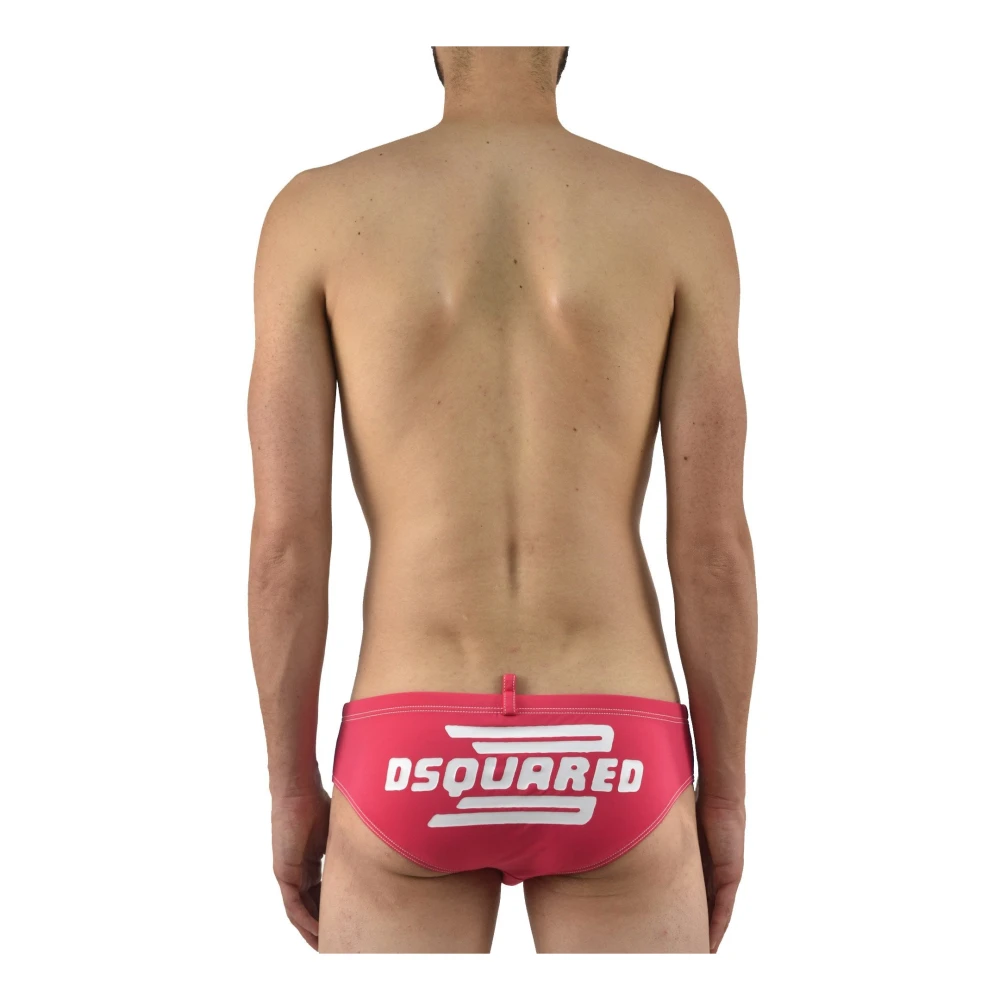 Dsquared2 Rosa Uomo Zwemkleding Stijlvol en Pink Heren