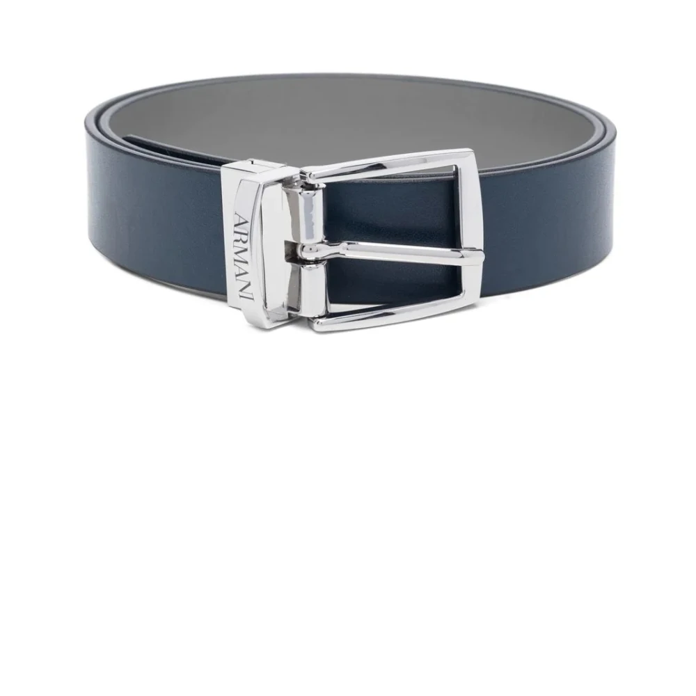 Armani Omvändbar bälte Blue, Unisex