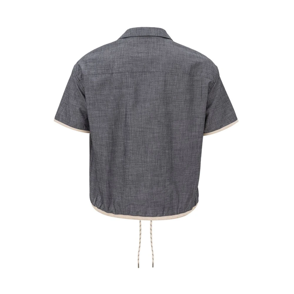 Armani Exchange Blauw Katoenen Overhemd voor Mannen Blue Heren