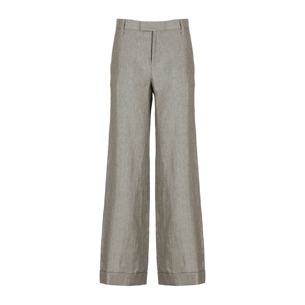 Trousers > Wide Trousers - - Brunello Cucinelli - Modalova
