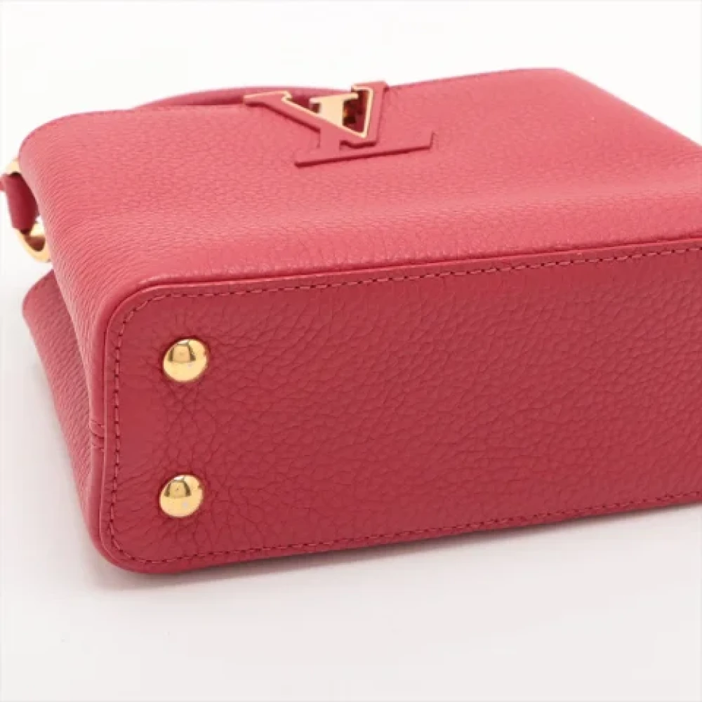 Louis Vuitton Vintage Pre-owned Leather handbags Red Dames