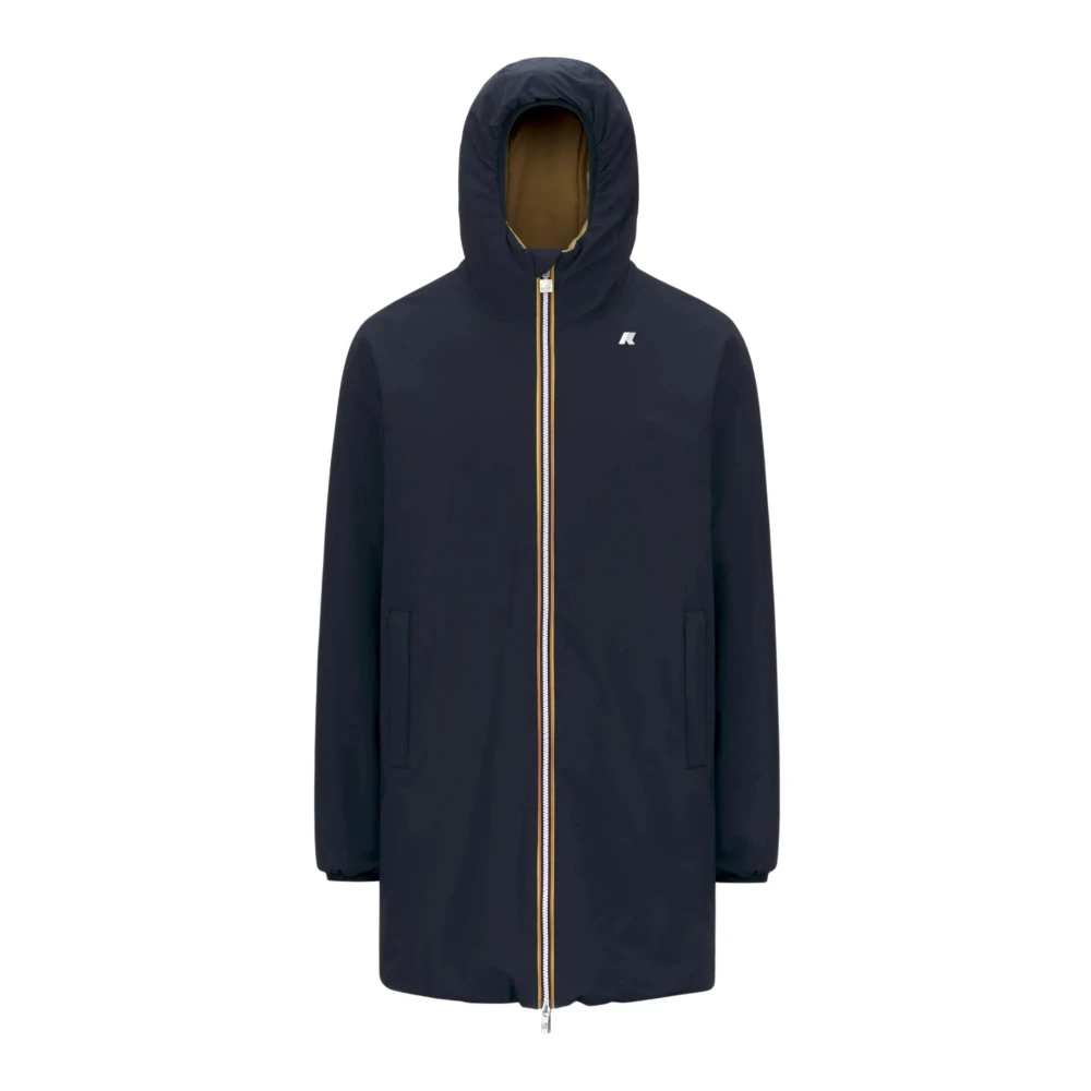K-Way Blå Jacob St Warm Reversible Jacka