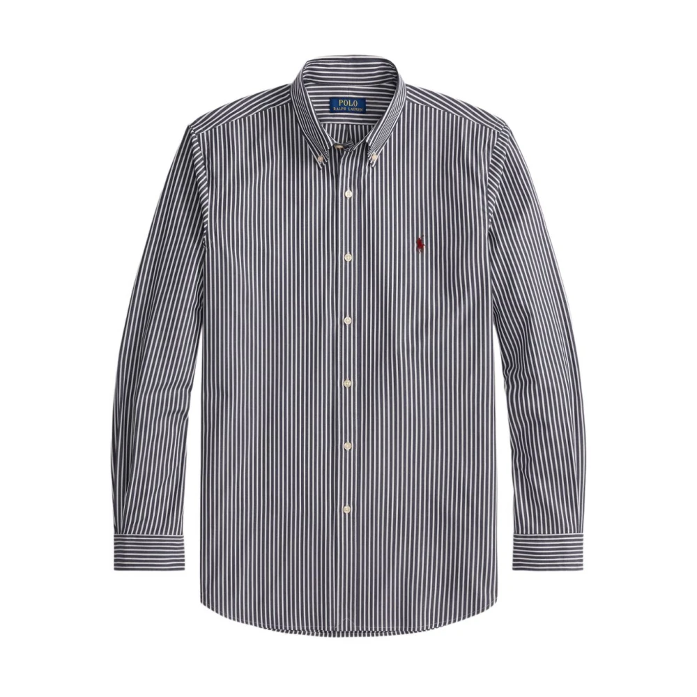 Polo Ralph Lauren Men's Blue Stretch Poplin Sport L/S Shirt - Formal Shirts - S - Shirts