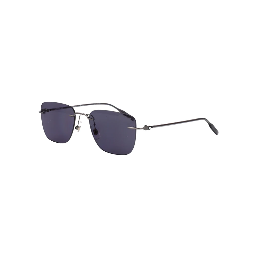 Montblanc Unisex Gray Mb0470s - Sunglasses - 54 Mm - Accessories