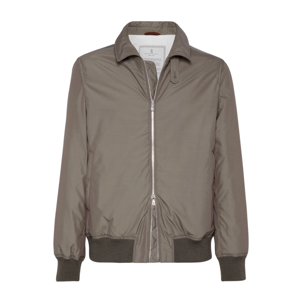 BRUNELLO CUCINELLI Militaire jassen voor heren Green Heren