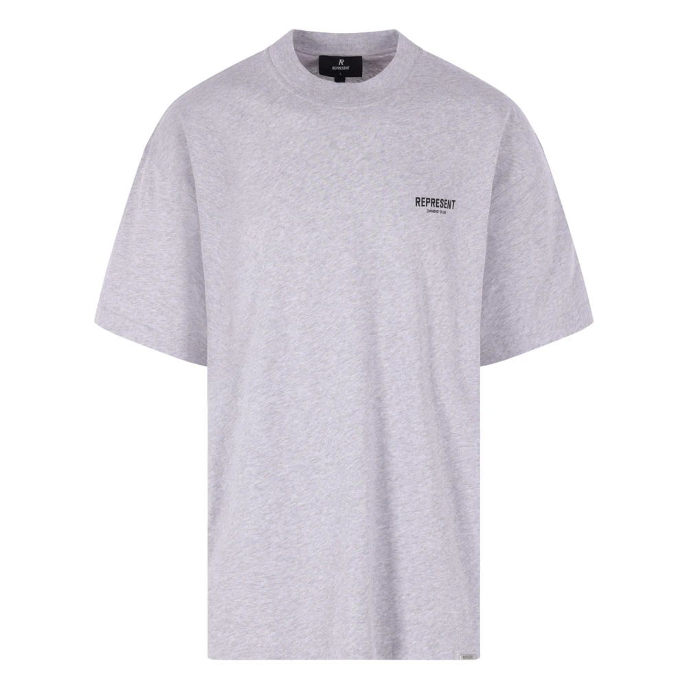 Represent Gray Cotton T-Shirt - M - Image 4