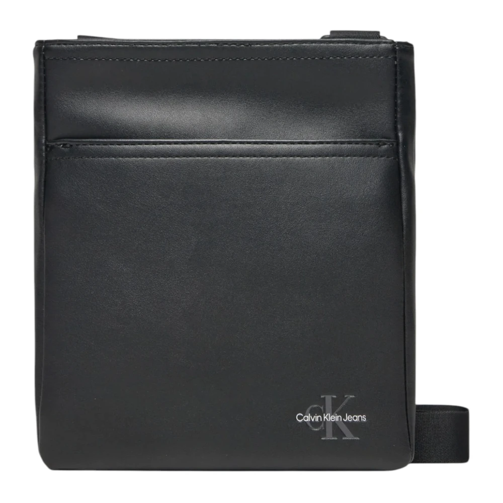 Calvin Klein Men's Black Messenger Bags, One Size, Crossbody Bag