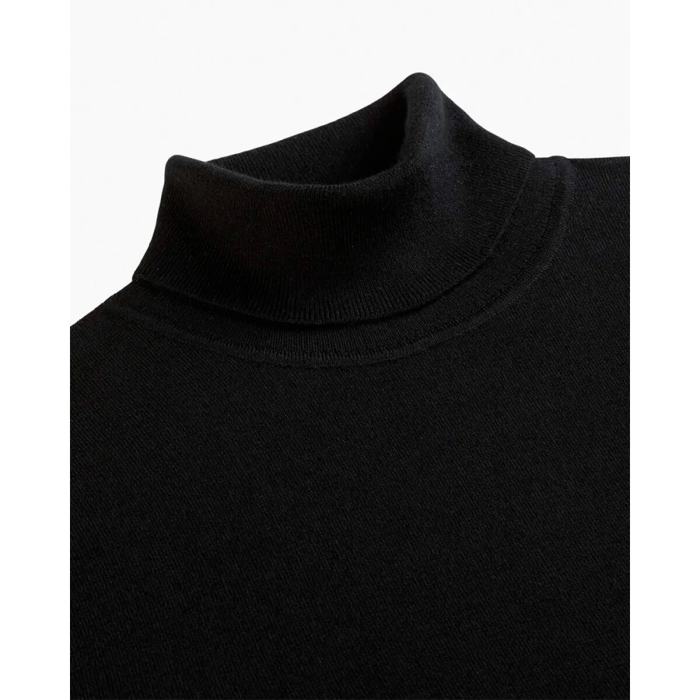 Profuomo Zwarte Coltrui Pullover Black Heren