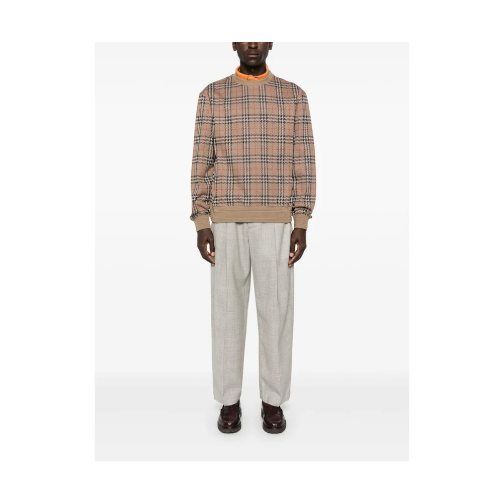 Burberry Stijlvolle Sweater voor Mannen Brown Heren