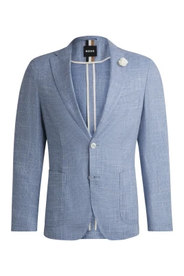 Modern Slim Fit Blazer med Mikromönster