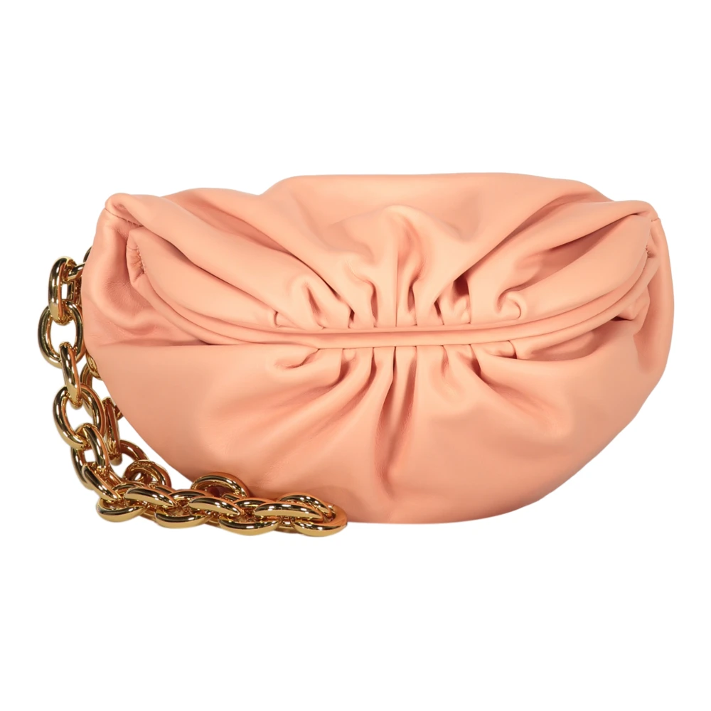 Bottega Veneta Mini Leren Riemtas Pink Dames