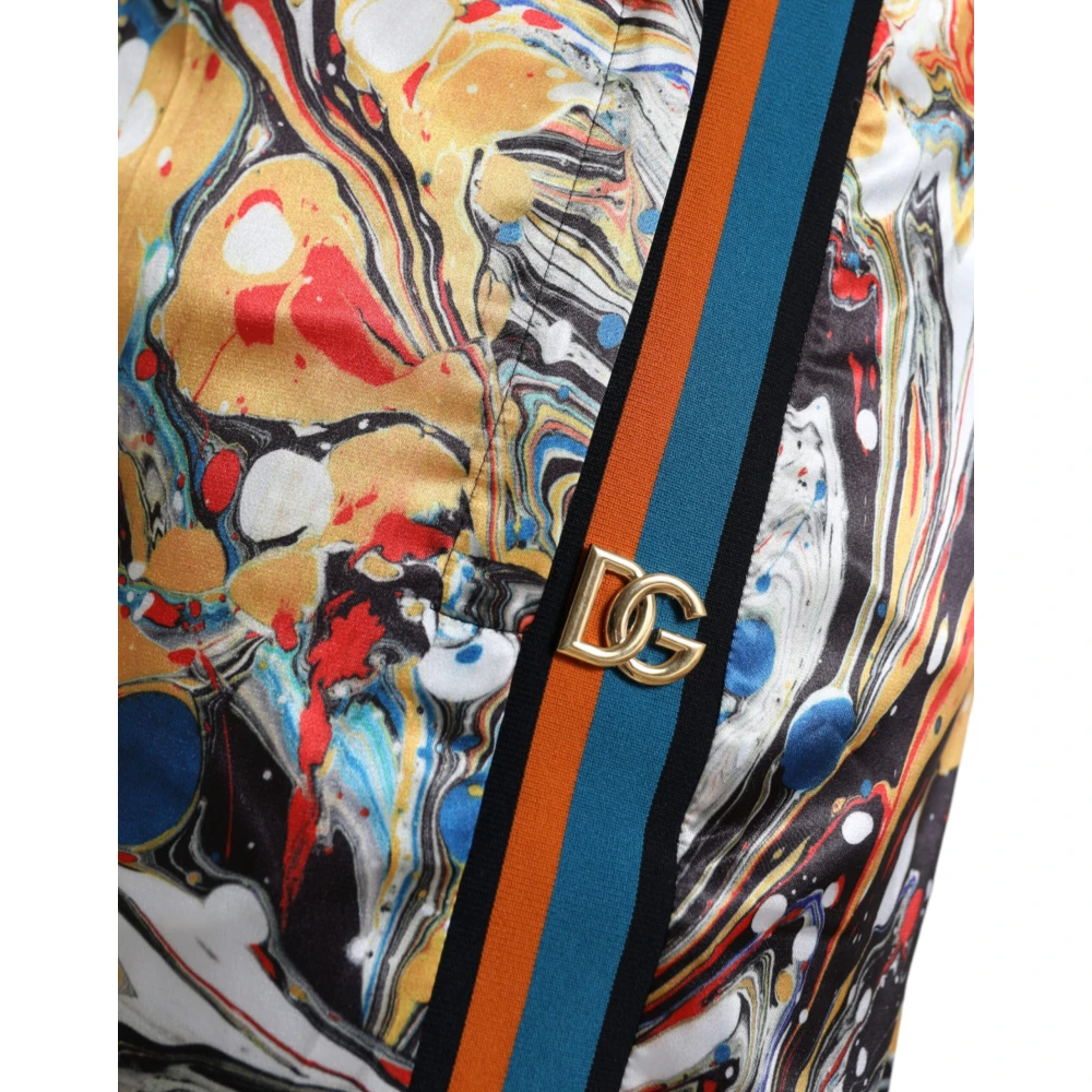 Dolce & Gabbana Wide Trousers Multicolor Heren