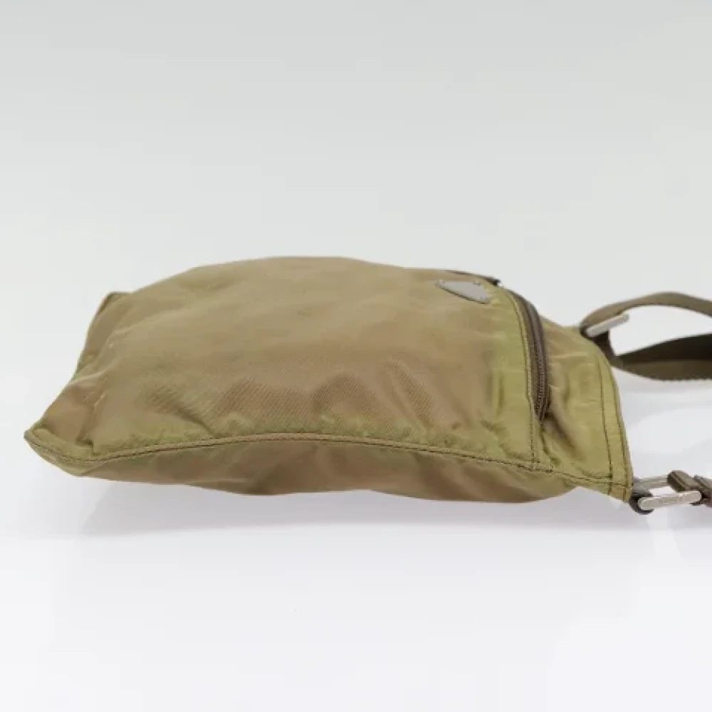Prada Vintage Pre-owned Fabric prada-bags Brown Dames