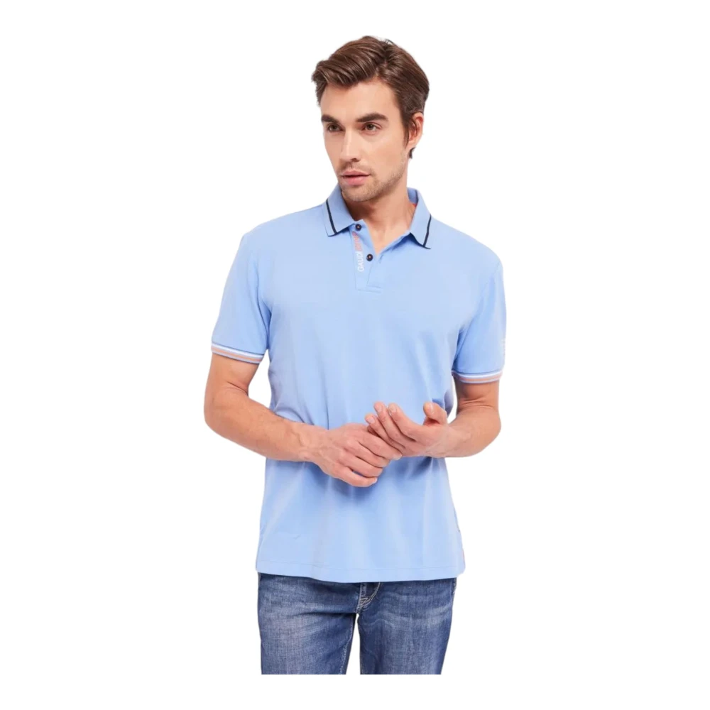 Gaudi Polo Korte Mouw Blue Heren